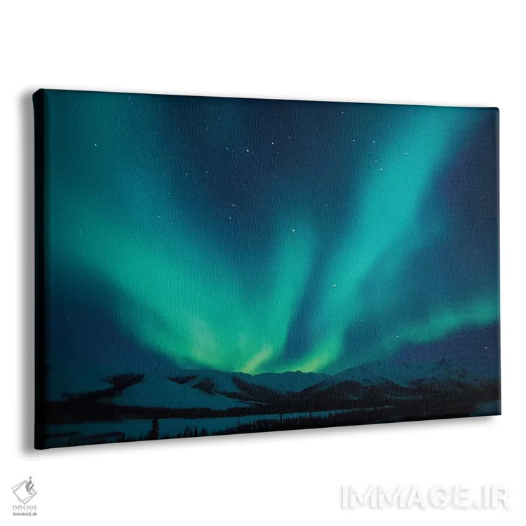 تابلو دکوراتیو Brooks Range, Alaska, USA,شفق قطبی بر فراز کوه های اندیکات، رشته… اثر هیو رز - نمای پرسپکتیو محصول