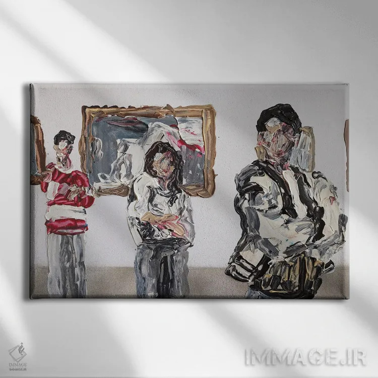 تابلو دکوراتیو فریس بیولر اثر اندرو هار - نمای روبهرو روی دیوار