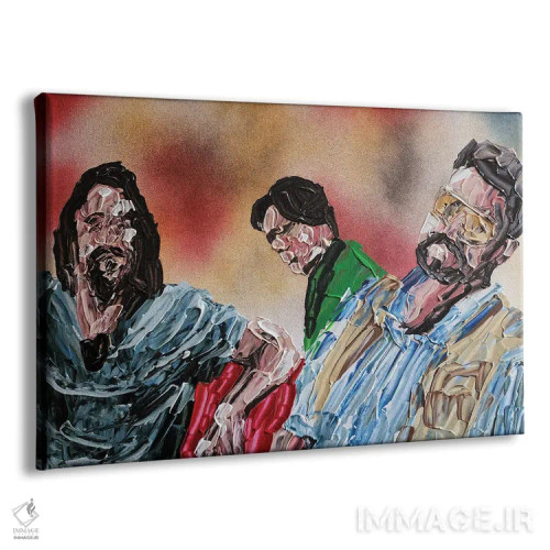 تابلو دکوراتیو بولینگ لبوفسکی اثر اندرو هار - نمای پرسپکتیو محصول