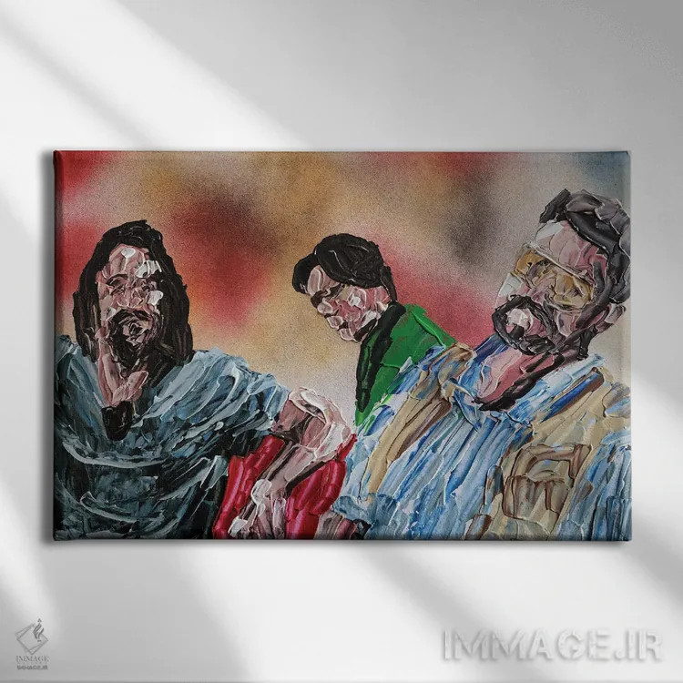 تابلو دکوراتیو بولینگ لبوفسکی اثر اندرو هار - نمای روبهرو روی دیوار