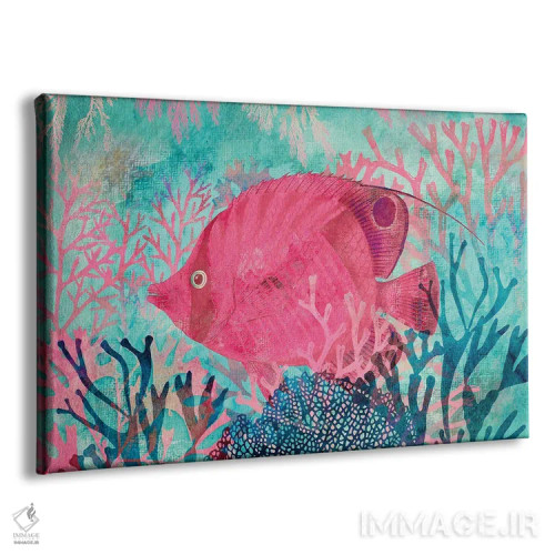 تابلو دکوراتیو بهشت اعماق دریا اثر آندریا هازه - نمای پرسپکتیو محصول