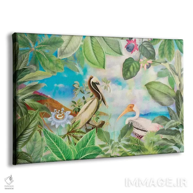 تابلو دکوراتیو بهشت استوایی اثر آندریا هازه - نمای پرسپکتیو محصول