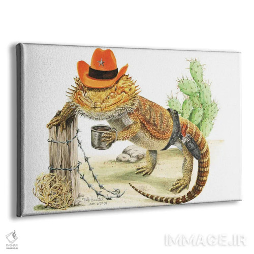 تابلو دکوراتیو کش دار صبحگاهی اثر هالی سیمنتال - نمای پرسپکتیو محصول