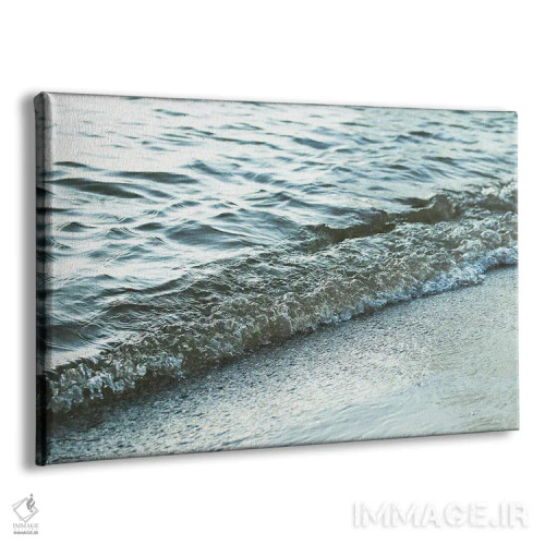 تابلو دکوراتیو موج ها به سوی ساحل اثر هنریکه شنک - نمای پرسپکتیو محصول