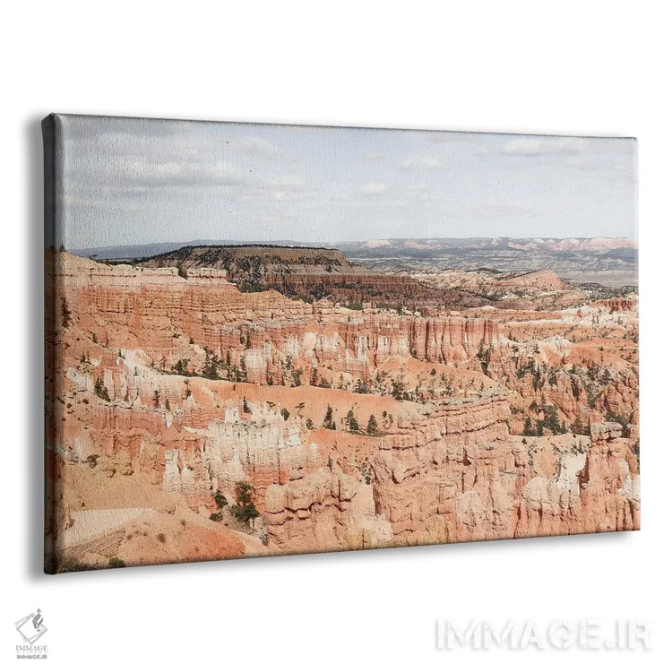 تابلو دکوراتیو منظره برایس کانیون اثر هنریکه شنک - نمای پرسپکتیو محصول