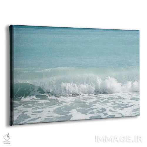 تابلو دکوراتیو موج آبی ۲ اثر هنریکه شنک - نمای پرسپکتیو محصول