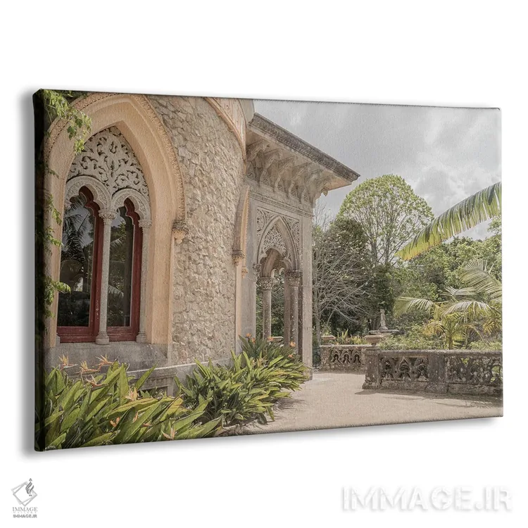 تابلو دکوراتیو باغ های قصر مونسرات اثر هنریکه شنک - نمای پرسپکتیو محصول