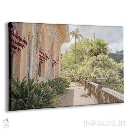 تابلو دکوراتیو باغ های قصر مونسرات ۲ اثر هنریکه شنک - نمای پرسپکتیو محصول