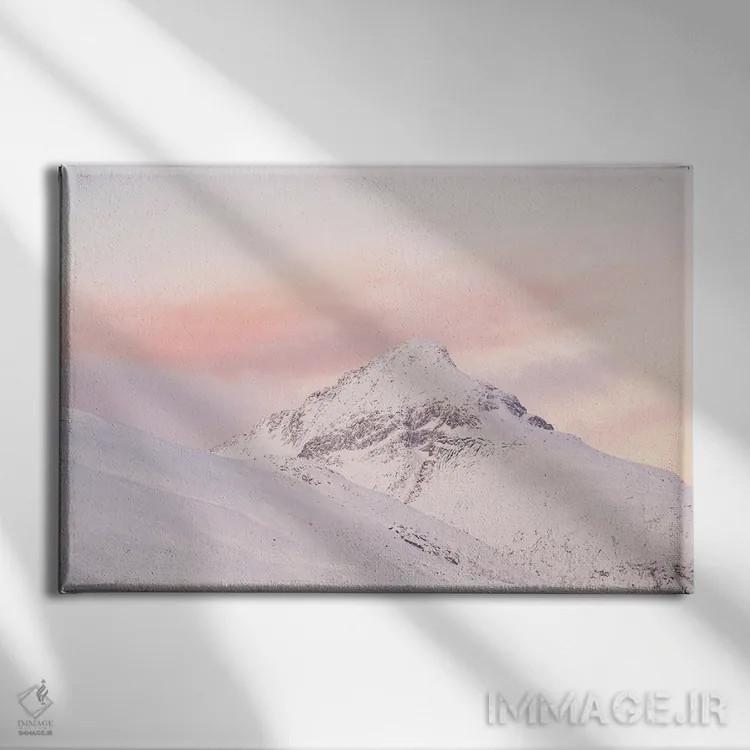 تابلو دکوراتیو غروب قطبی اثر هنریکه شنک - نمای روبهرو روی دیوار