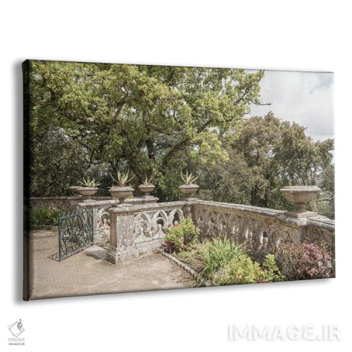 تابلو دکوراتیو باغ مونسرات ۲ اثر هنریکه شنک - نمای پرسپکتیو محصول