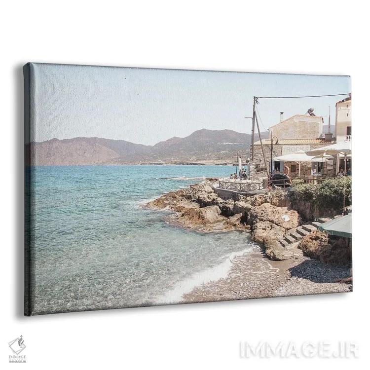 تابلو دکوراتیو تابستان در یونان اثر هنریکه شنک - نمای پرسپکتیو محصول