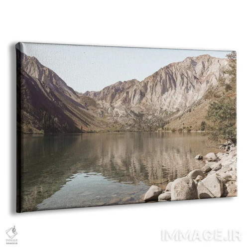 تابلو دکوراتیو کوه های کالیفرنیا اثر هنریکه شنک - نمای پرسپکتیو محصول