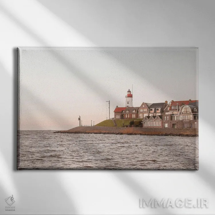 تابلو دکوراتیو جزیره قبلی ارک در هلند اثر هنریکه شنک - نمای روبهرو روی دیوار