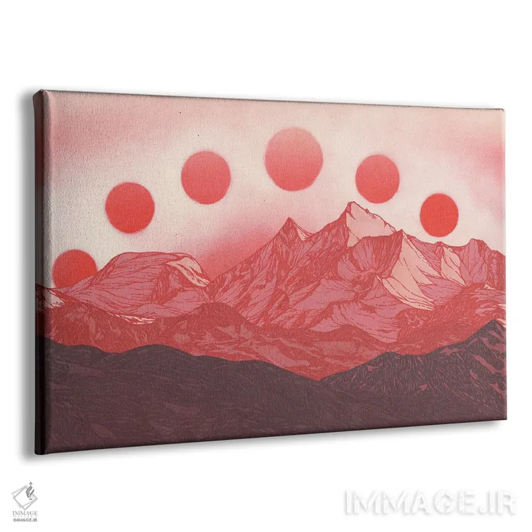 تابلو مدرن انتخاب هر روزه اثر کورالی هوئن - نمای پرسپکتیو محصول