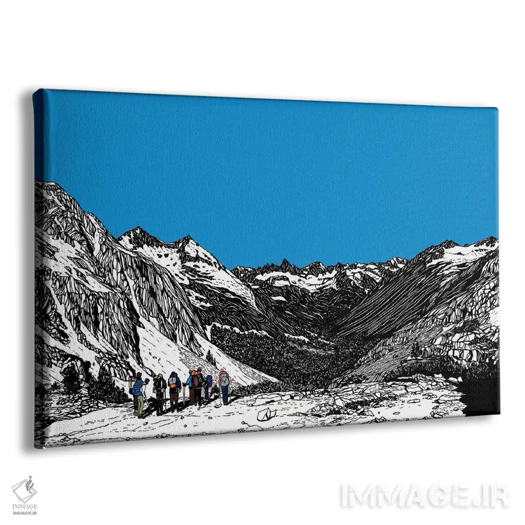 تابلو مدرن در سیرا اثر کورالی هوئن - نمای پرسپکتیو محصول