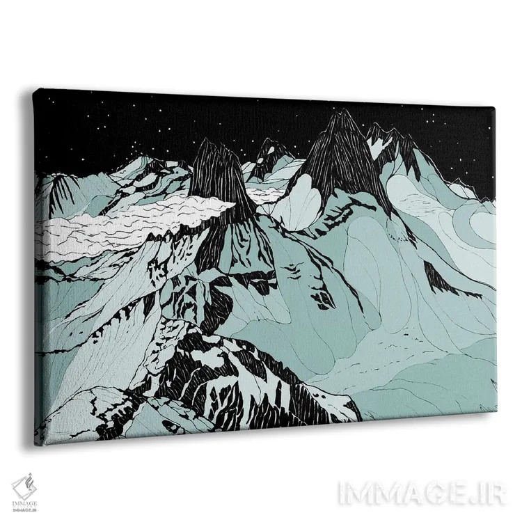 تابلو مدرن شب در بوگابوز اثر کورالی هوئن - نمای پرسپکتیو محصول