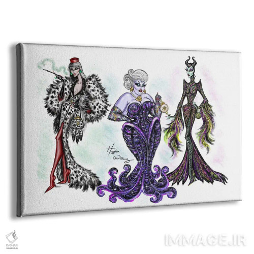 تابلو دکوراتیو مجموعه دیوای های شرور اثر هایدن ویلیامز - نمای پرسپکتیو محصول