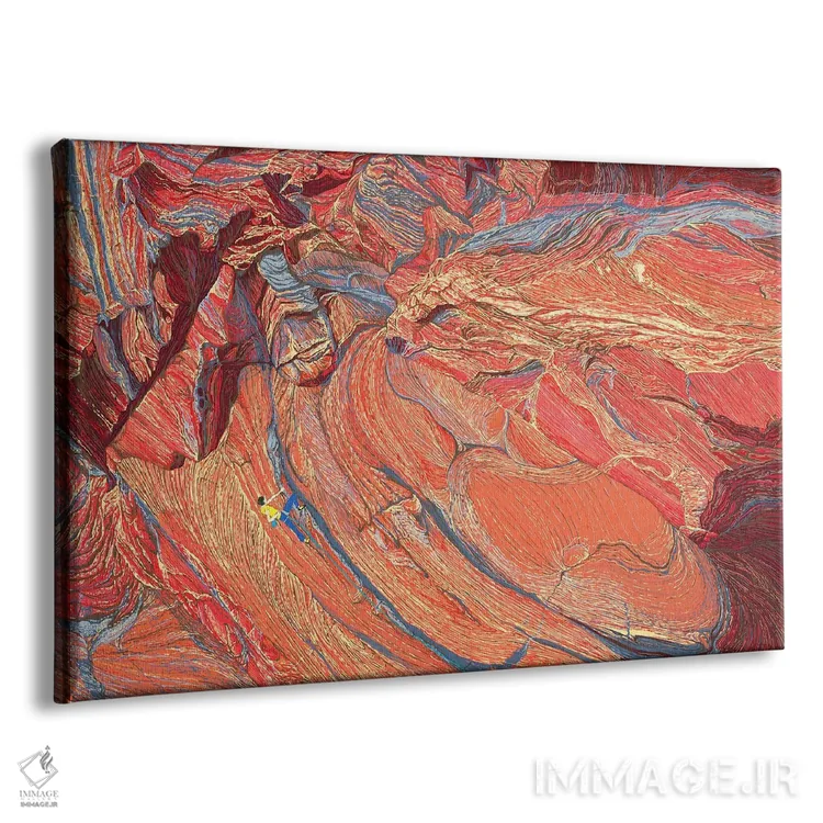 تابلو مدرن چشم ببر اثر کورالی هوئن - نمای پرسپکتیو محصول