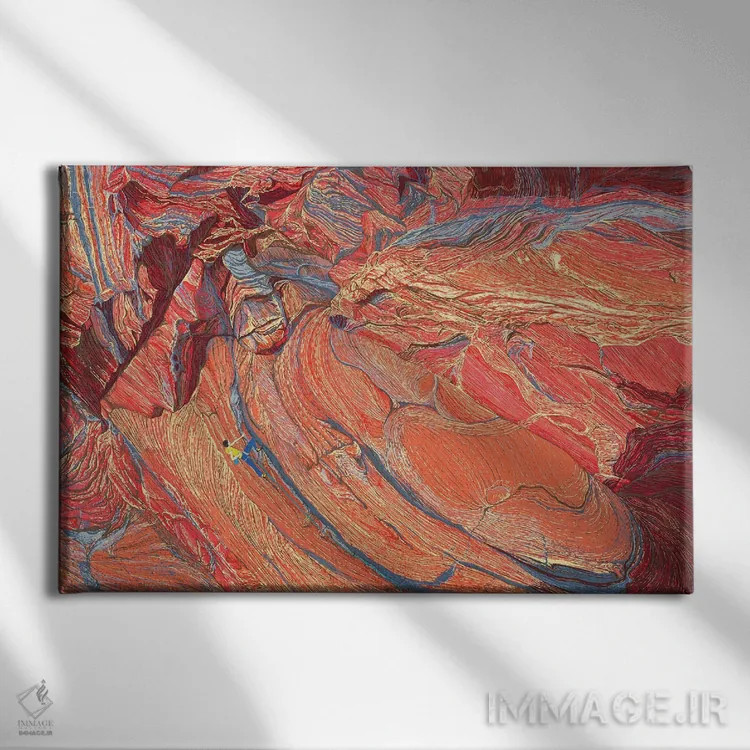 تابلو مدرن چشم ببر اثر کورالی هوئن - نمای روبهرو روی دیوار