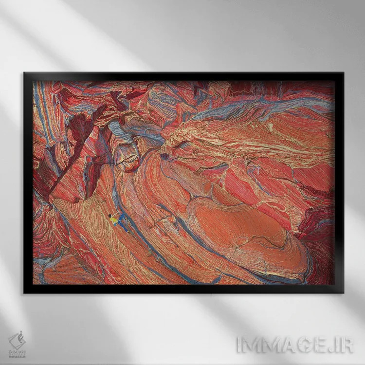 تابلو مدرن چشم ببر اثر کورالی هوئن - نمای قابدار مشکی