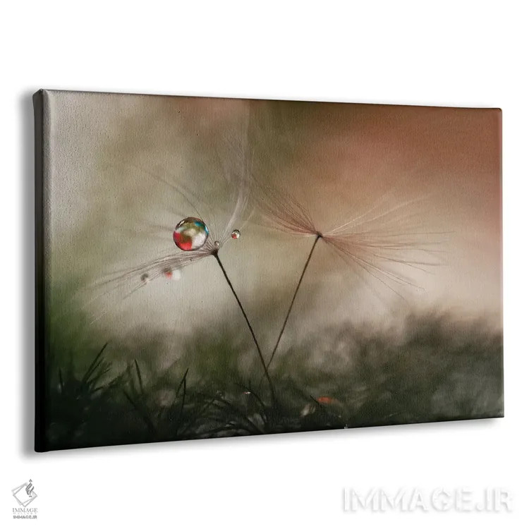 تابلو دکوراتیو با و بدون اثر هایدی وستوم - نمای پرسپکتیو محصول