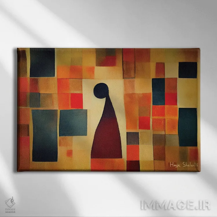 تابلو دکوراتیو تنها در آفتاب اثر هایک شالانتس - نمای روبهرو روی دیوار