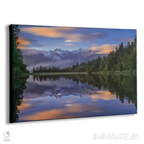 تابلو دکوراتیو دریاچه ماتکسون اثر هوا ژو - نمای پرسپکتیو محصول