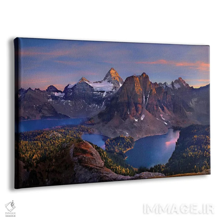 تابلو دکوراتیو کوه آسه نبوین اثر هوا ژو - نمای پرسپکتیو محصول