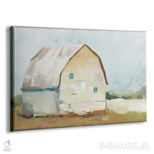 تابلو دکوراتیو انبار زرد دو اثر ایان سی - نمای پرسپکتیو محصول