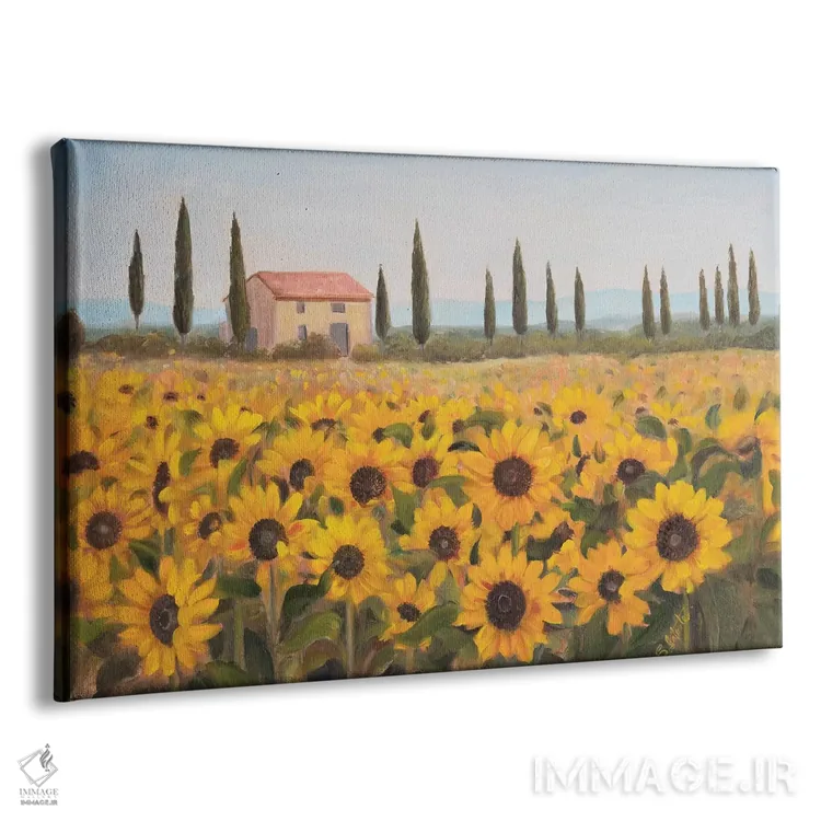 تابلو دکوراتیو خاطرات توسکانی یک اثر ساندرا یافراته - نمای پرسپکتیو محصول