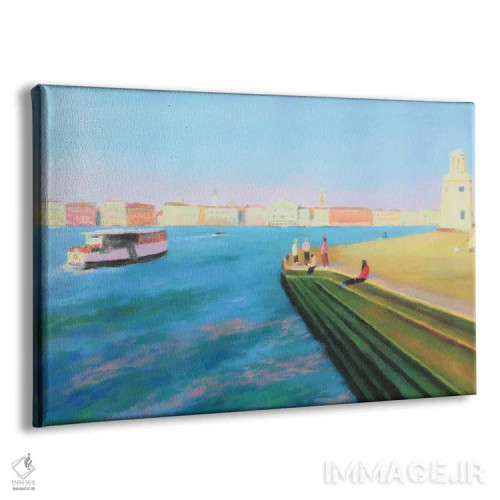 تابلو مدرن ونیز اثر ایوا باکلانه - نمای پرسپکتیو محصول