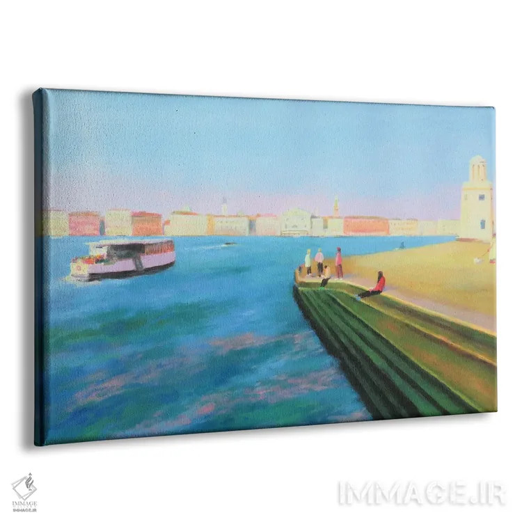 تابلو مدرن ونیز اثر ایوا باکلانه - نمای پرسپکتیو محصول