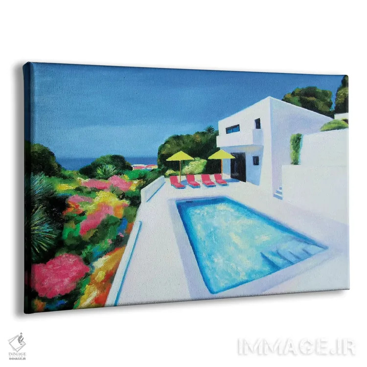 تابلو دکوراتیو خورشید بعدازظهر اثر ایوا باکلانه - نمای پرسپکتیو محصول