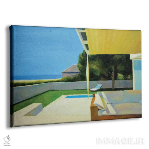 تابلو مدرن یکشنبه اثر ایوا باکلانه - نمای پرسپکتیو محصول