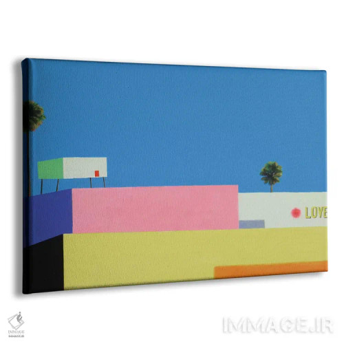 تابلو مدرن عشق کالی اثر ایوا باکلانه - نمای پرسپکتیو محصول