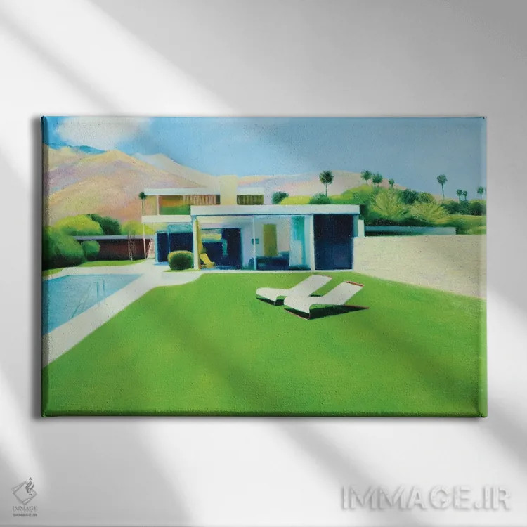 تابلو دکوراتیو جمعه اثر ایوا باکلانه - نمای روبهرو روی دیوار