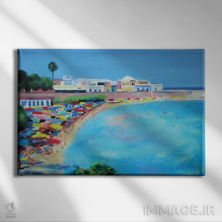 تابلو مدرن Italy,سانتا ماریا ال باگنو اثر ایوا باکلانه - نمای روبهرو روی دیوار