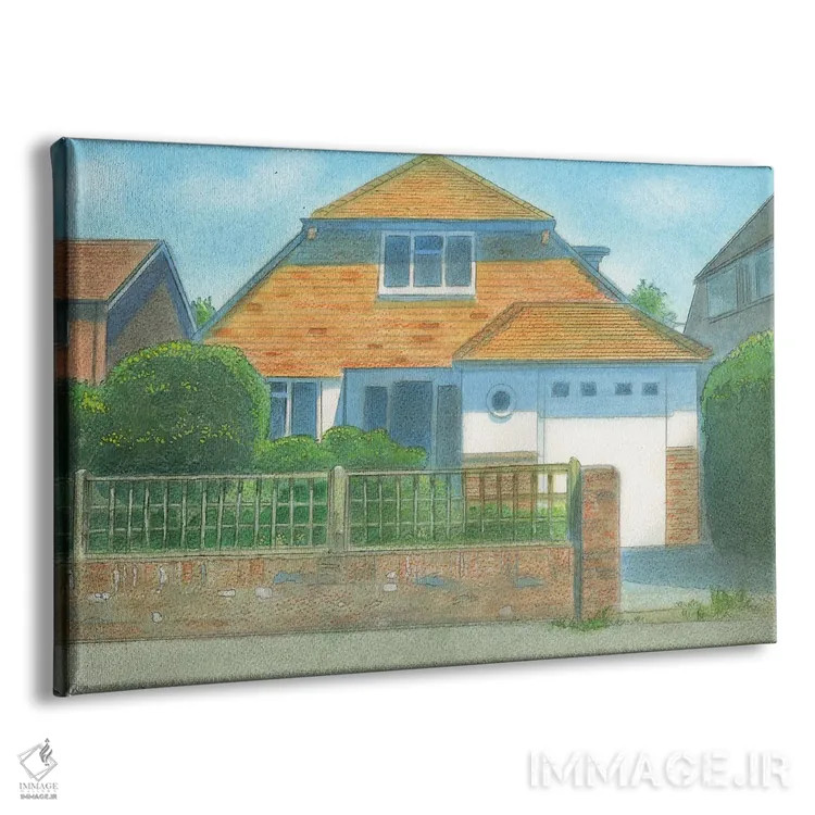 تابلو دکوراتیو خانه ییلاقی چاله اثر ایان بک - نمای پرسپکتیو محصول