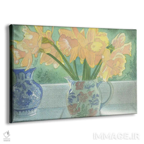 تابلو دکوراتیو نرگس دو اثر ایان بک - نمای پرسپکتیو محصول