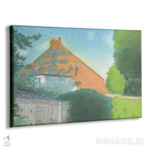 تابلو دکوراتیو ماه روز هنگام در آیلزورث اثر ایان بک - نمای پرسپکتیو محصول