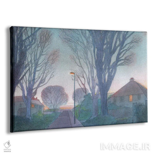 تابلو دکوراتیو عصر زمستانی آیلزورث اثر ایان بک - نمای پرسپکتیو محصول