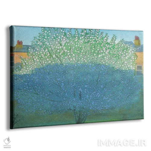 تابلو دکوراتیو شکوفه سیب در سایه اثر ایان بک - نمای پرسپکتیو محصول