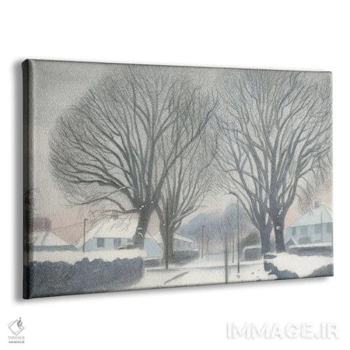 تابلو دکوراتیو برف در آیلزوورث اثر ایان بک - نمای پرسپکتیو محصول