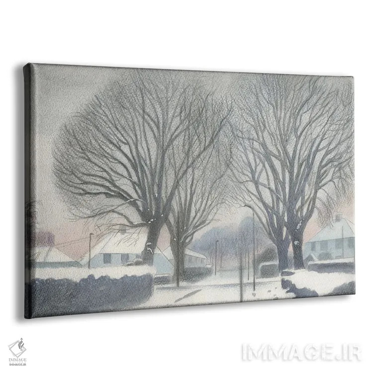 تابلو دکوراتیو برف در آیلزوورث اثر ایان بک - نمای پرسپکتیو محصول