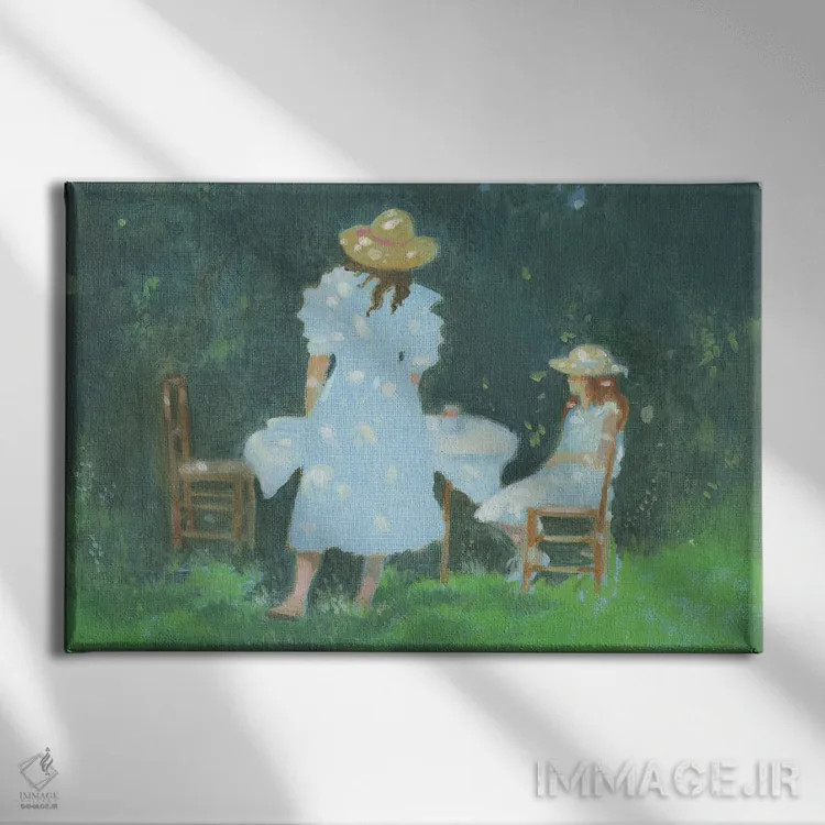 تابلو دکوراتیو خاطره وارن مه ۲۰۲۱ اثر ایان بک - نمای روبهرو روی دیوار