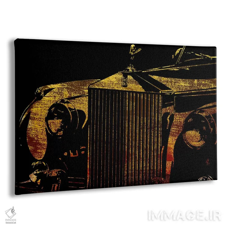 تابلو دکوراتیو طلای اصیل انگلستان اثر فایو بای فایو کالکتیو - نمای پرسپکتیو محصول