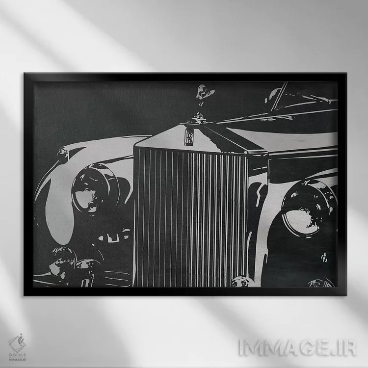 تابلو دکوراتیو بهترین های انگلستان اثر فایو بای فایو کالکتیو - نمای قابدار مشکی