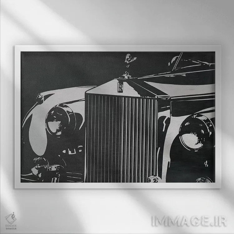 تابلو دکوراتیو بهترین های انگلستان اثر فایو بای فایو کالکتیو - نمای قابدار سفید