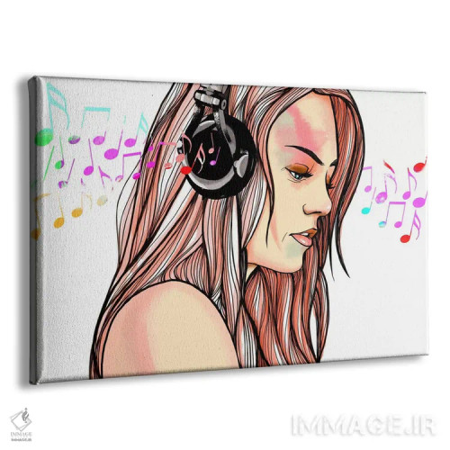 تابلو دکوراتیو در دنیای خودم اثر فایو بای فایو کالکتیو - نمای پرسپکتیو محصول