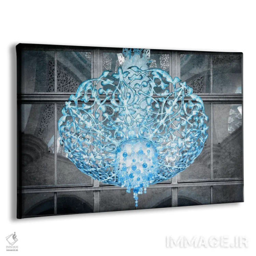 تابلو دکوراتیو لوستر یخی اثر فایو بای فایو کالکتیو - نمای پرسپکتیو محصول